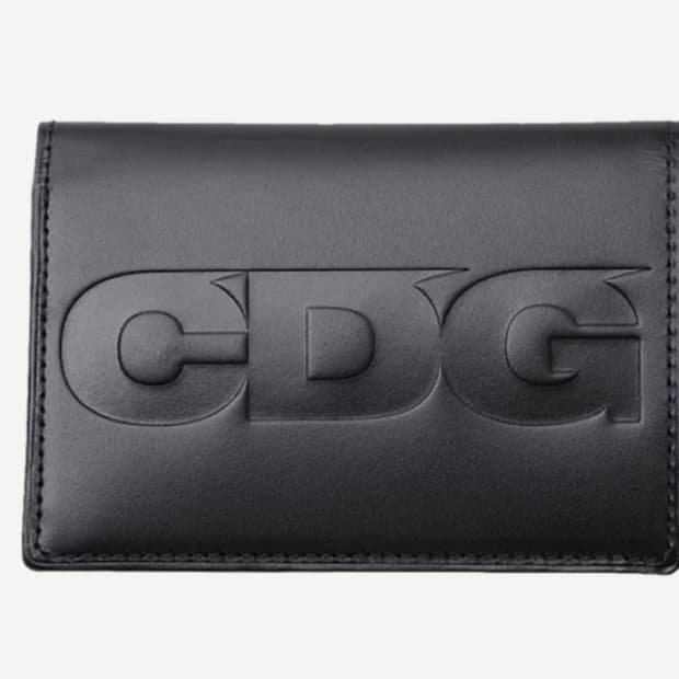 CDG Embossed Logo Wallet Black