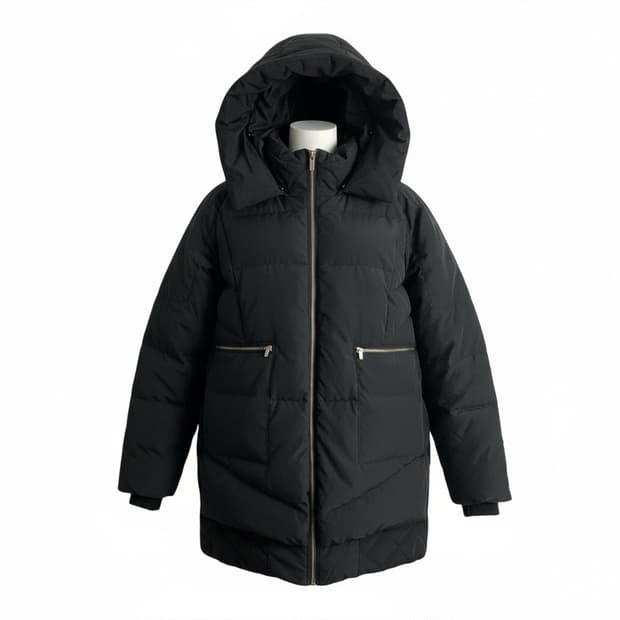 플라스틱아일랜드 롱패딩 m