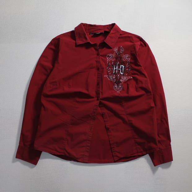 Harley-Davidson 할리 데이비슨 HD 자수 셔츠