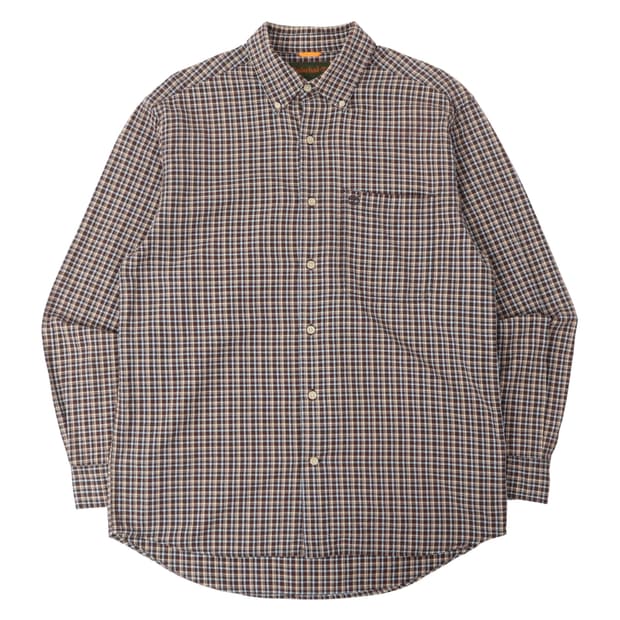 빈티지 팀버랜드 포켓 체크 워크셔츠