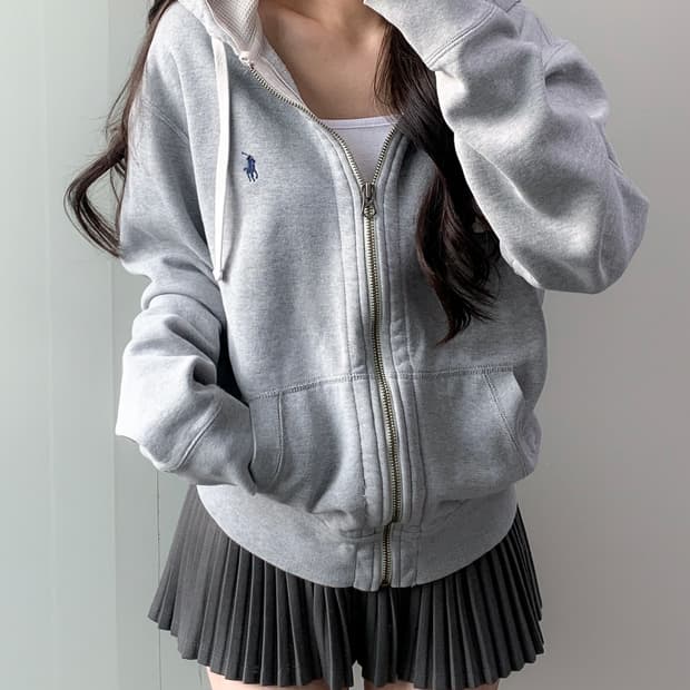 폴로 후드집업