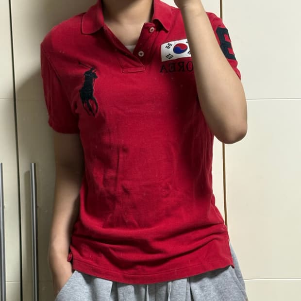 폴로 랄프로렌 빅포니 코리아 레드 카라티 유일매물