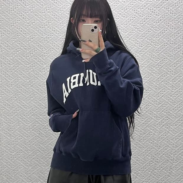 챔피온 리버스위브 올드스쿨 캐주얼 빈티지 후드티 S C10515