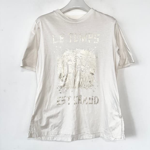 타임 그래픽 반팔 티셔츠