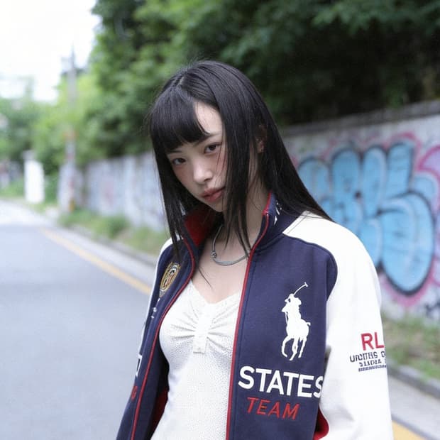 폴로 랄프로렌 RL 레이싱 팀 트랙 자켓