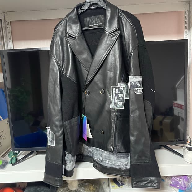 XL) 자라 x 앤더슨벨 양가죽 자켓