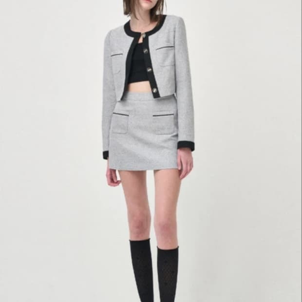 에트몽 트위드자켓 (하트시그널 김지영 착용)