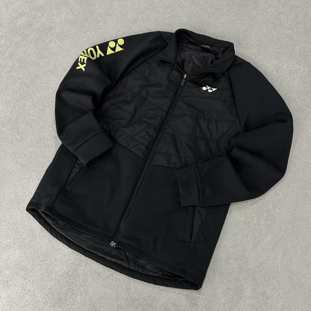 요넥스 블랙 패딩 자켓 100