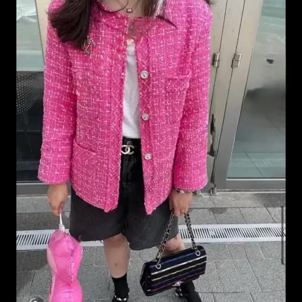 ENVERS 엔베르 캄포레 트위드 자켓