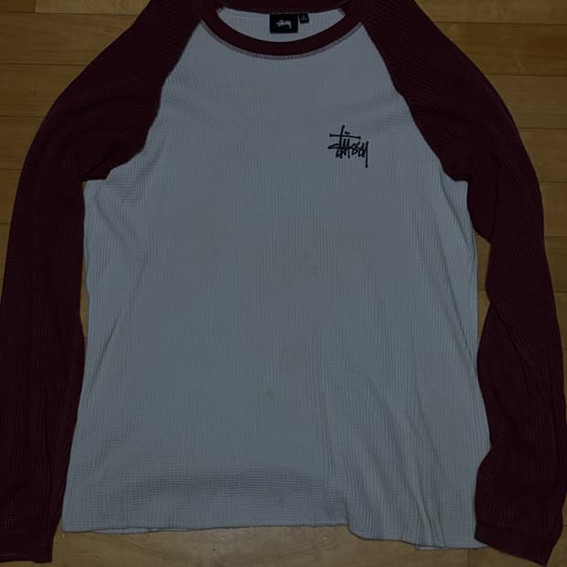 Stussy 써멀 투톤 롱슬리브