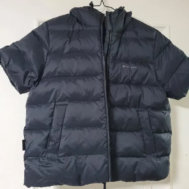 스노우피크 반팔 경량패딩