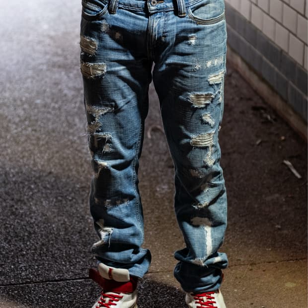 Dolce & Gabbana Destroyed Denim Pants