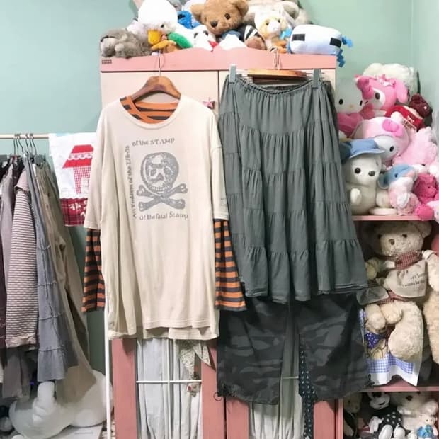 카모메산장 코디세트