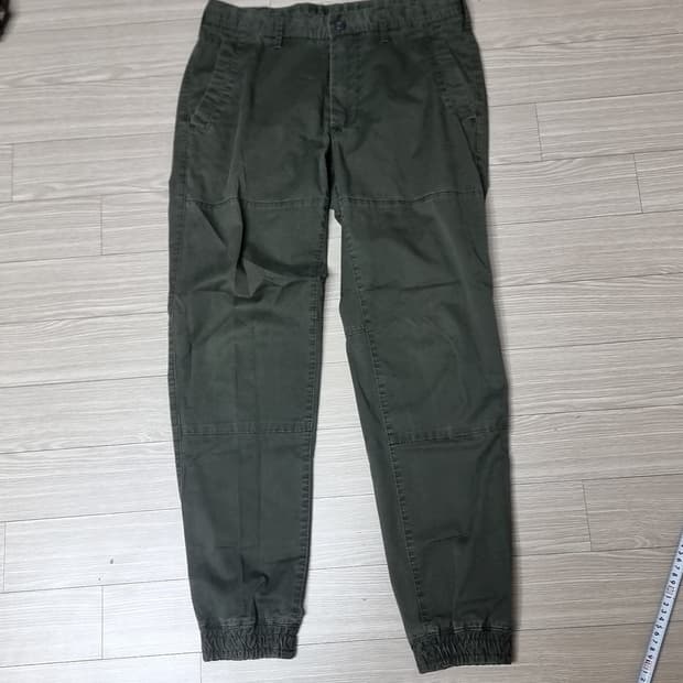 폴로 빈티지 카키색 조거 면바지(32)