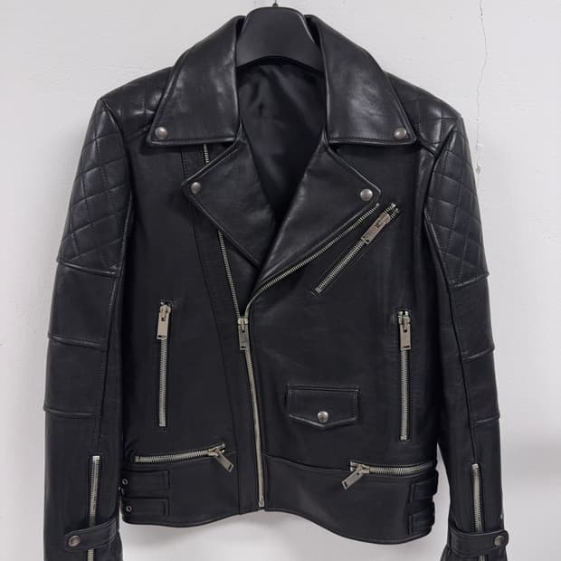 [N][105]뉴지 램스킨 라이더 자켓