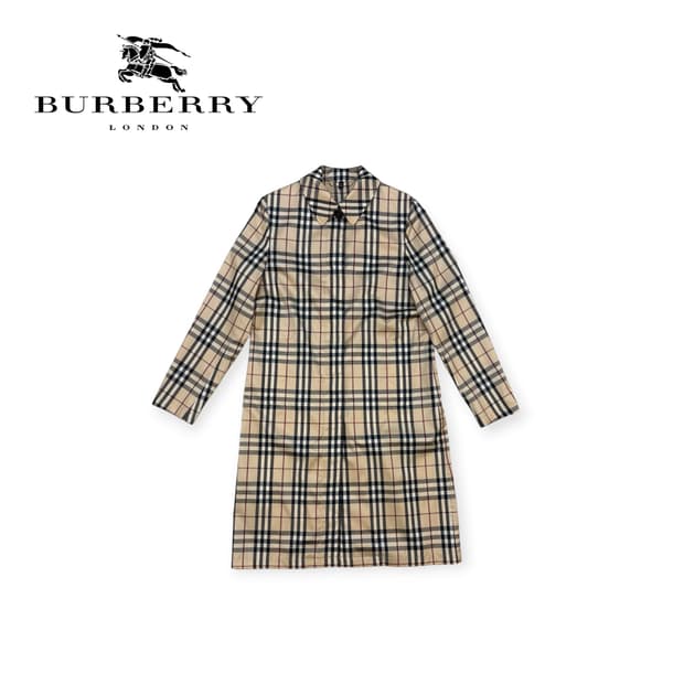 버버리 런던 노바체크 맥코트 