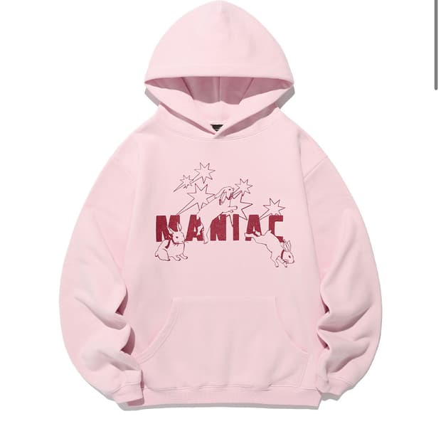 나이스고스트클럽 maniac rabbits hoodie