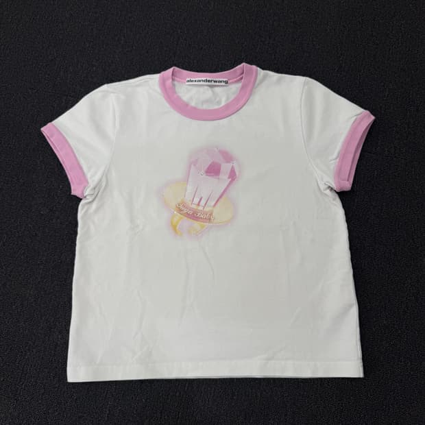 알렉산더왕 25s/s 슈가 베이비 링거 티셔츠 