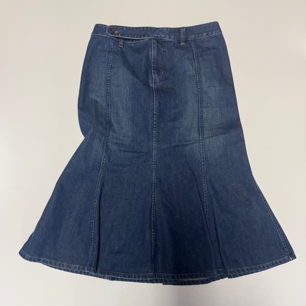희귀!! 여성 랄프로렌 그린라벨 머메이드 데님 스커트