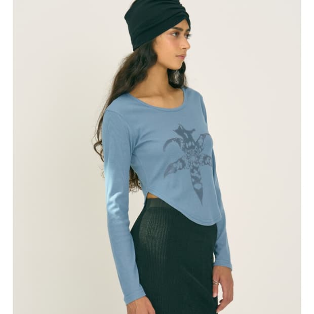 d.pablo blue flowert shirt