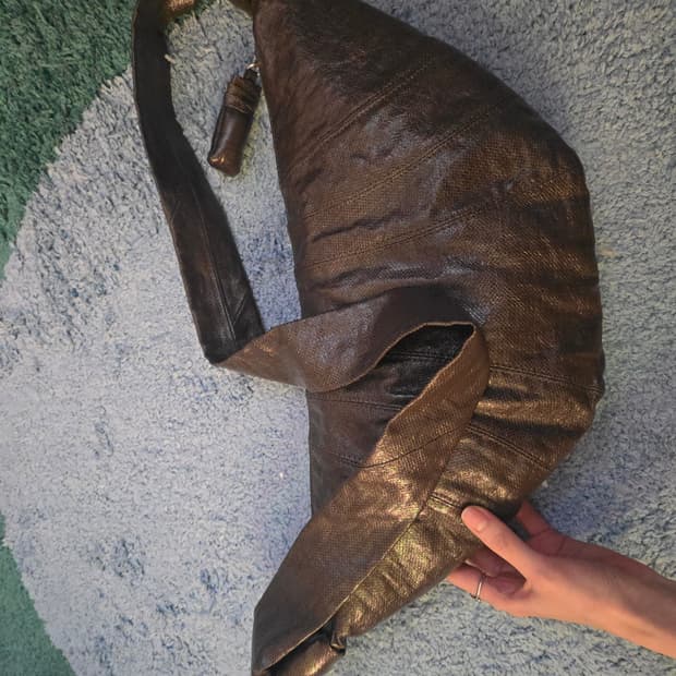 르메르 크루아상 코티드린넨 웜그레이 M미듐