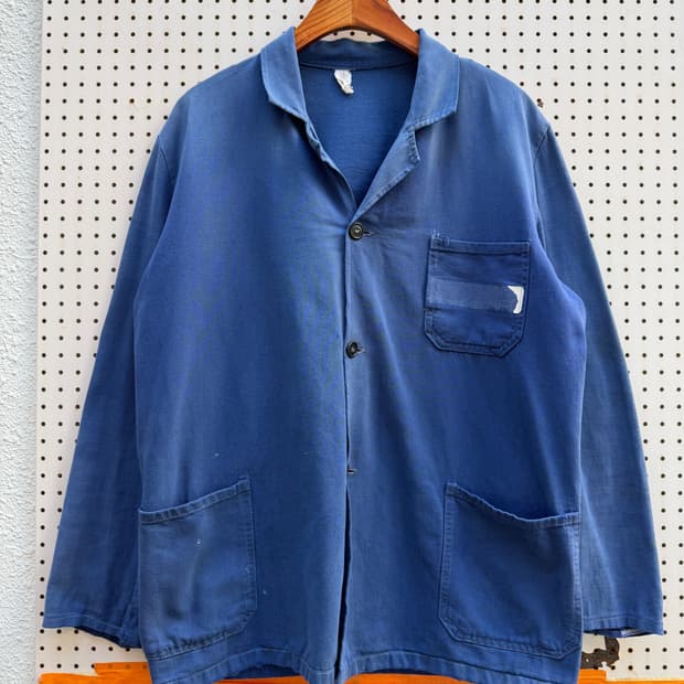 FADED WASHED OLD VINTAGE 썬페이드 프렌치워크자켓