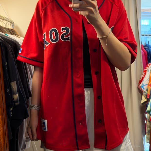 Russell Athletic 빈티지 베이스볼 셔츠