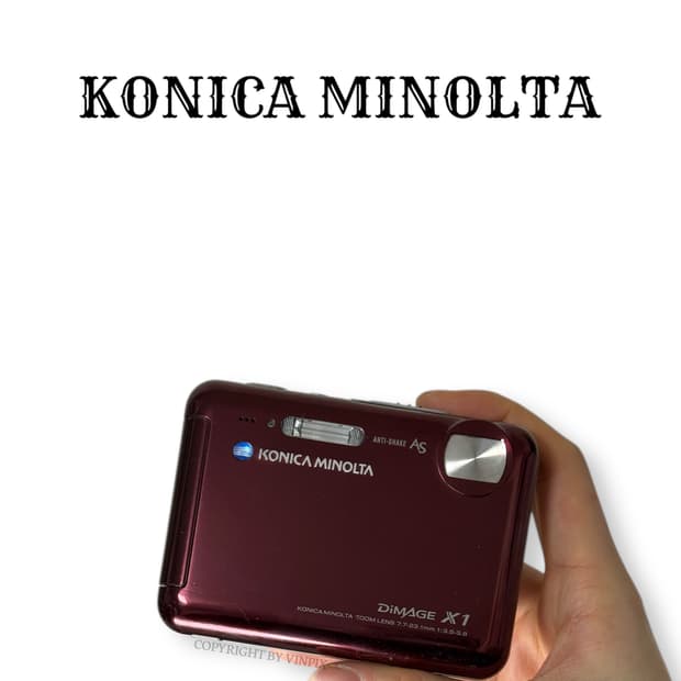 코니카 미놀타 디미지 x1 빈티지 디지털 카메라