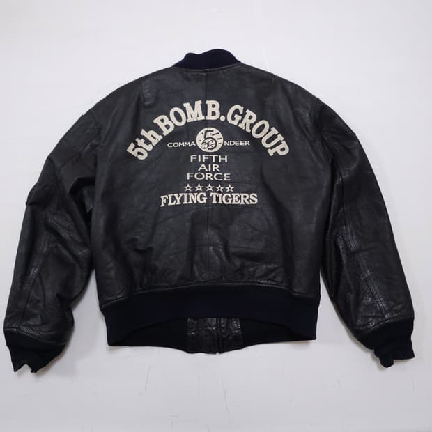 B-15C 미공군 리더파이터 레더 플라이트 자켓