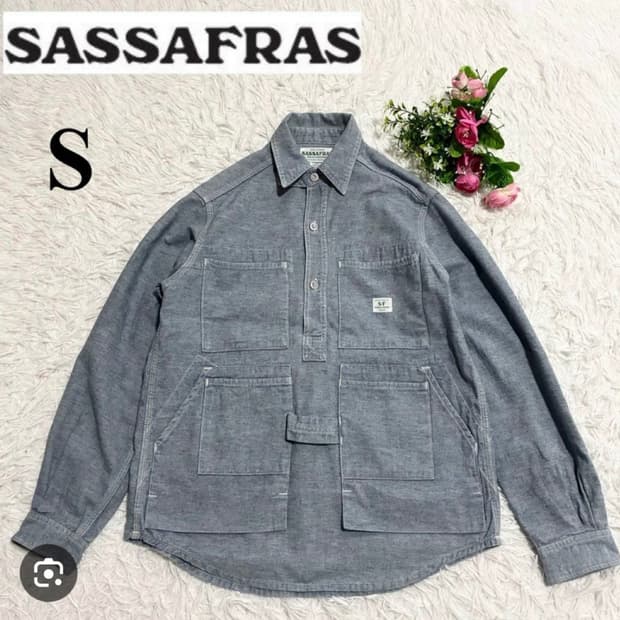 사사프라스 아노락 워크자켓 데님 S