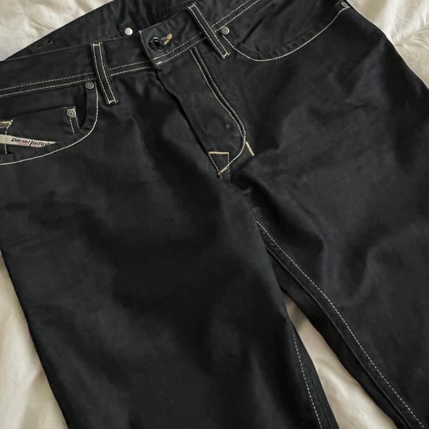 정품 adidas & Diesel 콜라보 바지