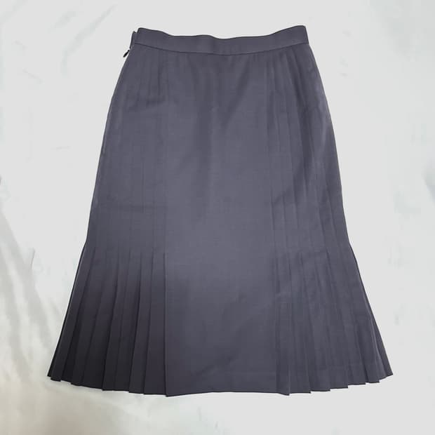 Dior 디올 플리츠 빈티지 미디 스커트