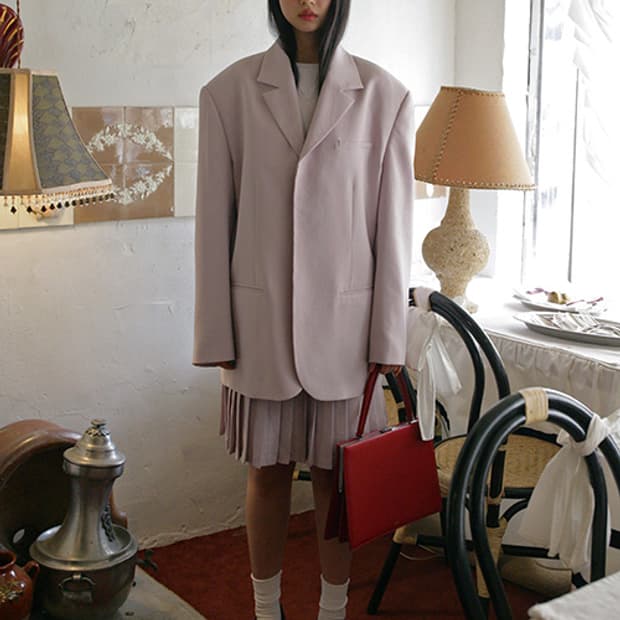 프레클 밤부 자켓 핑크