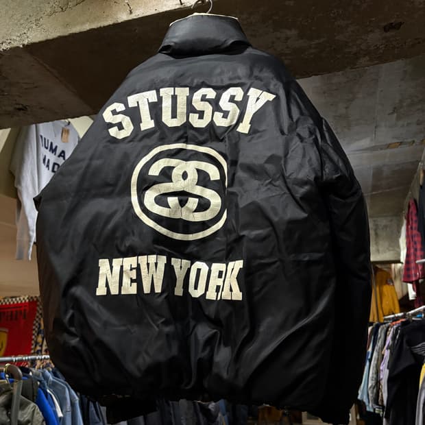 90s stussy 스투시 아카이브 다운 패딩