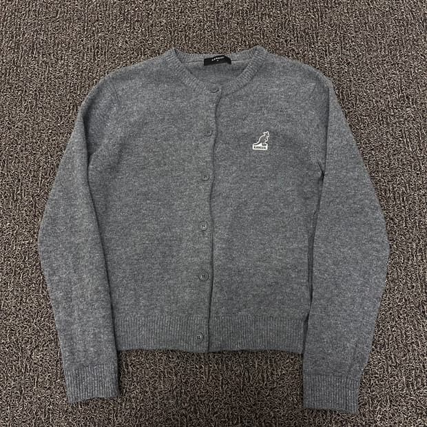 KANGOL 캉골 여성 울 가디건 그레이 M