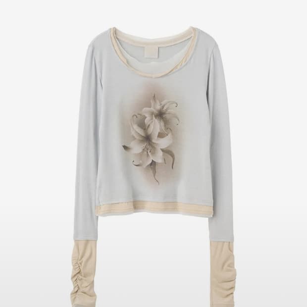 스컬프터 트리플 레이어드 티셔츠 