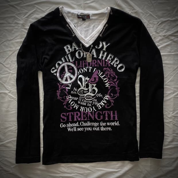 BAD BOY Y2K Punk Long Sleeve