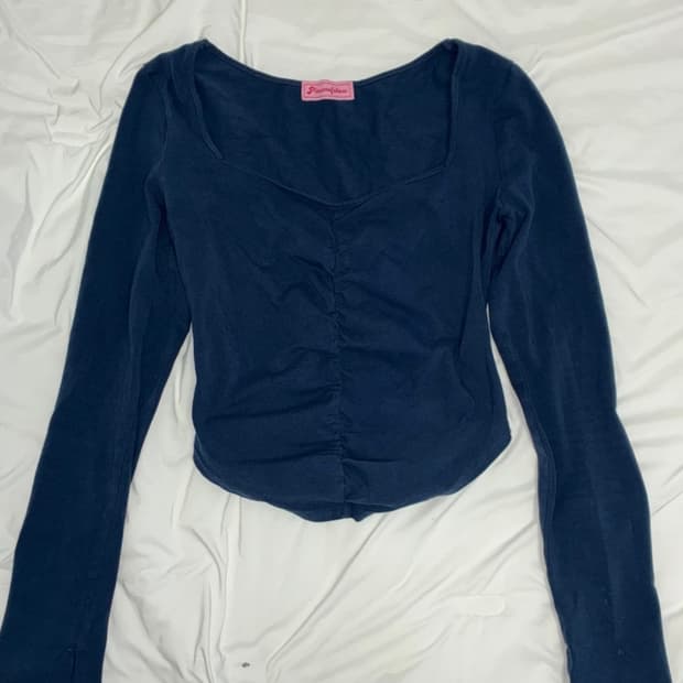 플리즈노팔로우 달린탑 네이비