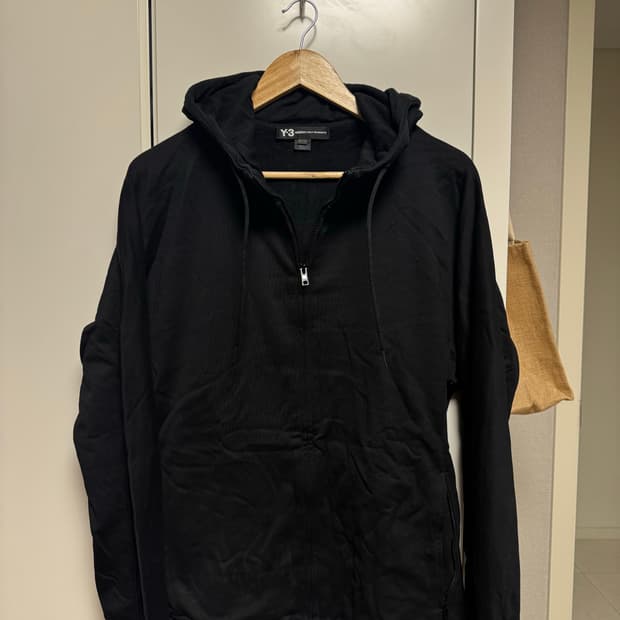 Y-3 백로고 후드집업/XL