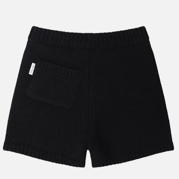 더오유 knit shorts black 사이즈s