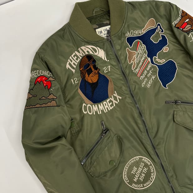 매드니스 패치워크 MA-1 자켓