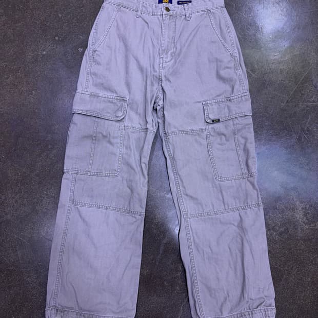 Lee 리 릴렉스핏 헤링본 캐쥬얼 카고팬츠 탄 베이지 28