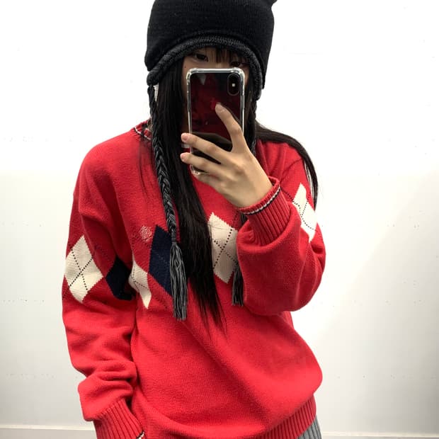 J.press 아가일 니트