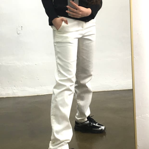 PT 토리노 코튼 팬츠 아이보리