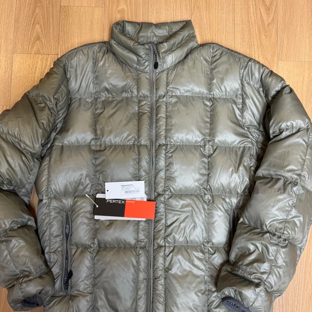 디스이즈네버댓 라이트다운 경량패딩 xl 세이지 