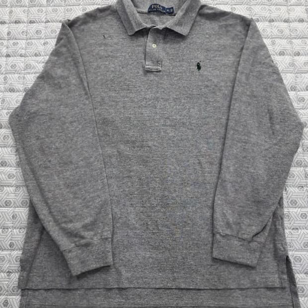 폴로 랄프로렌 긴팔 카라티 그레이 105