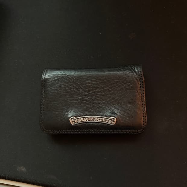 크롬하츠 스크롤라벨 카드지갑