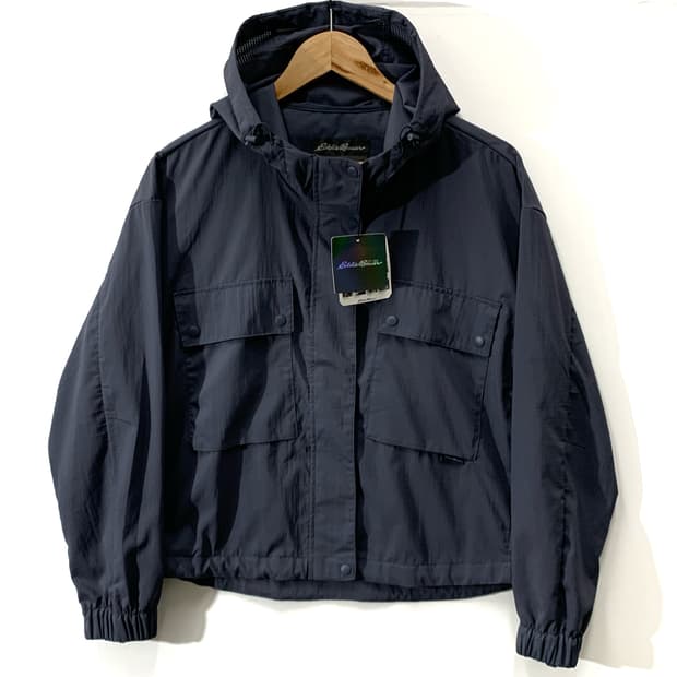 에디바우어 우먼스 크롭 후드 자켓