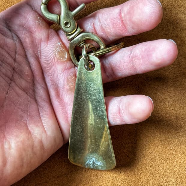 황동구두주걱키링 (새상품)