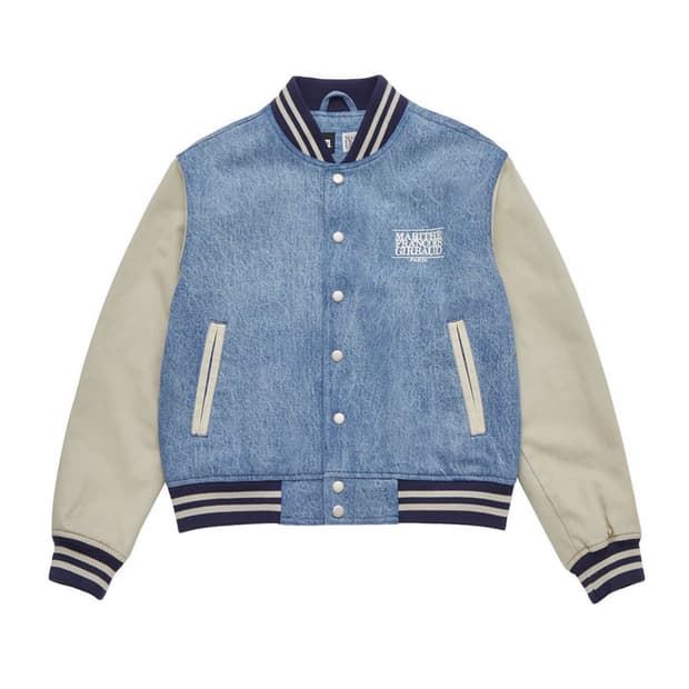 X NEWERA - VARSITY JACKET stone blue